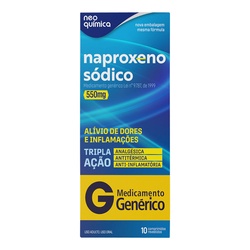 Naproxeno Sodico 550mg 10cpr