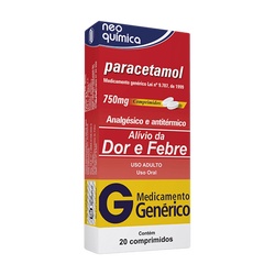 Paracetamol 750mg 20cp - Gen Neo