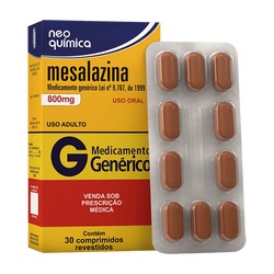 Mesalazina 800mg 30cpr - Neo Quimica