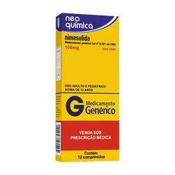 Nimesulida 100mg 12cp - Neo Quimica