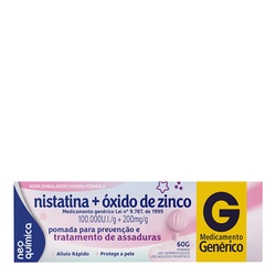 Nistatina+oxido Zinco Cr 60g