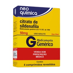 Sildenafila 50mg 4cp - Neo Quimica