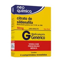 Sildenafila 50mg 4cp - Neo Quimica