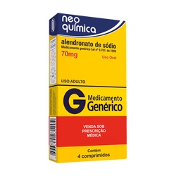 Alendronato De Sodio 70mg 4cp - Neo Quim