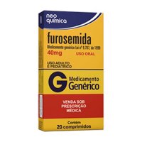 Furosemida 40mg 20cpr - Neo Quimica