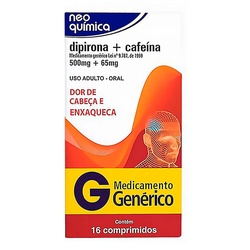 Dipirona + Cafeina 16cp - Venceu 01-25
