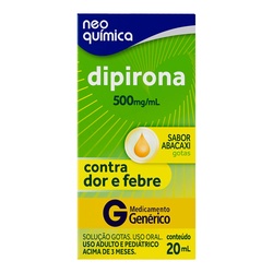 Dipirona Gts 20ml - Neo Quimica