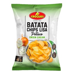 Batata Chips Croques Cebola Onion Cream