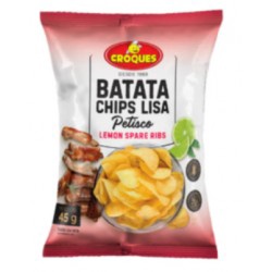 Batata Chips Croques Costela Com Limao
