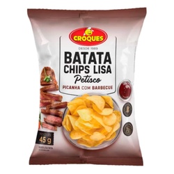 Batata Chips Croques Picanha E Barbecue