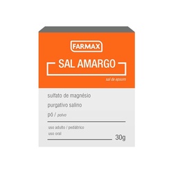 Sal Amargo Farmax 30g Venceu 01-25