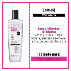 Agua Micelar Hidraderm 200ml Bifasica