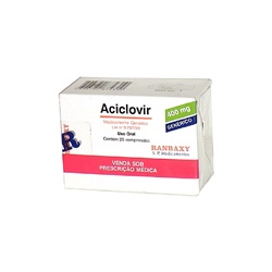 Aciclovir 400mg 25cpr - Rambax Venceu