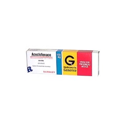 Aceclofenaco 100mg 24cpr - Rambaxy