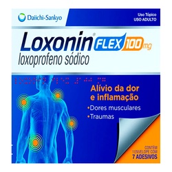 Loxonin Flex 100mg 7 Adesivos