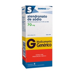 Alendronato De Sodio 70mg 4cp - Sandoz