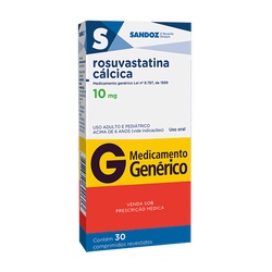Rosuvastatina 10mg 30cpr - Sandoz