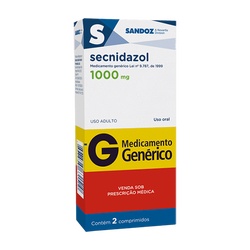 Secnidazol 1000mg 2cp - Gen Sandoz
