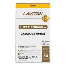 Lavitan Cabelos Unhas Super Formula C/30