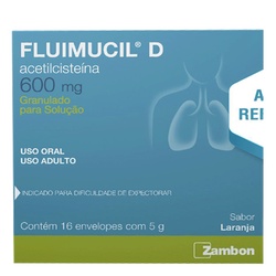Fluimucil 600mg 16envelope 5g