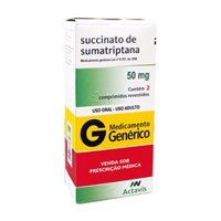 Sumatriptana 50mg C/ 2cp