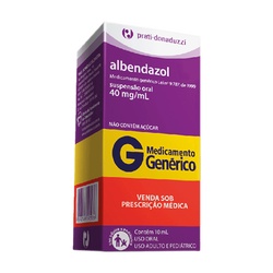 Albendazol 400mg Susp 10ml - Prati