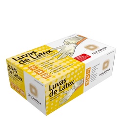 Luva Latex Dkp M C/po(amarela)