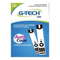 Lancetas Reagentes G-tech Lite 50un