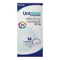 Unizinco 20 Mg C\14 Comp