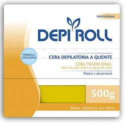 Cera Depil Depiroll Quente Trad 500g