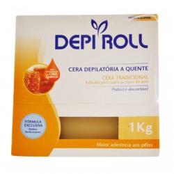 Cera Depiroll 1000g Quente Bloco Trad