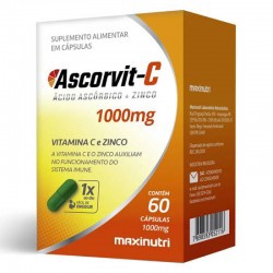 Ascorvit C + Zinco 60cps