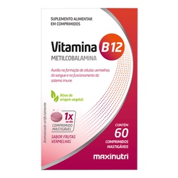 Vitamina B12 60cpr Mastigaveis