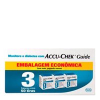 Accu-chek Guide Economy 3 X 50un