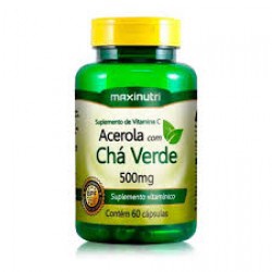 Acerola C/cha Verd Maxinutri 500mg 60cap