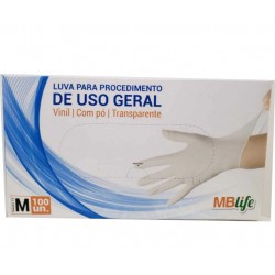 Luva Latex M Medix 100un