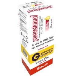 Paracetamol 200mg/ml Gts 15ml - Geolab
