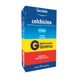 Colchicina 0,5mg 30cpr - Geolab