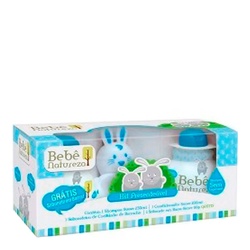 Kit Bebe Nat Sh/cond/sab Coelhinho Azul