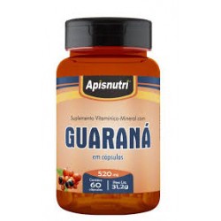 Guarana 75mg 60caps - Apisnutri
