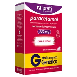 Paracetamol 750mg 20cp - Prati